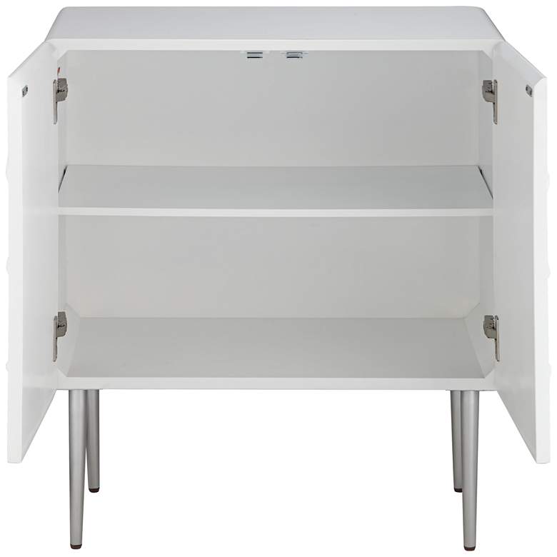 Image 7 Duncan 29" Wide White Console Table more views