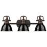 1_Duncan 3-Light Bath Vanity in Rubbed Bronze with Black
