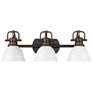 1_Duncan 3-Light Bath Vanity in Rubbed Bronze with Matte White