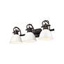 3_Duncan 3-Light Bath Vanity in Rubbed Bronze with White more views