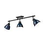 2_Duncan 3-Light Semi-Flush - Track Light in Matte Black with Matte Navy more views