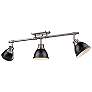 1_Duncan 3-Light Semi-Flush - Track Light in Pewter with Matte Black