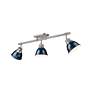 2_Duncan 3-Light Semi-Flush - Track Light in Pewter with Matte Navy more views