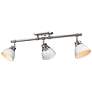 1_Duncan 3-Light Semi-Flush - Track Light in Pewter with Matte White