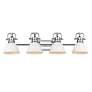 2_Duncan 33 1/2" Wide Chrome 4-Light Vanity Bath Light more views