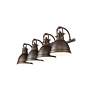 Thumbnail2 of Duncan 33 1/2" Wide Rubbed Bronze 4-Light Bath Light more views