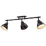 2_Duncan 35 3/8" Wide Rubbed Bronze 3-Light Semi-Flush With Rubbed Bronz more views