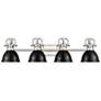 1_Duncan 4-Light Bath Vanity in Pewter with Matte Black