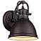 Duncan 6 1/2" Wide Rubbed Bronze 1-Light Wall Sconce with Rubbed Bronz