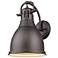 Duncan 8 7/8" Wide 1-Light Wall Sconce in Rubbed Bronze