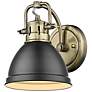 1_Duncan 8 1/2" High Aged Brass Wall Sconce