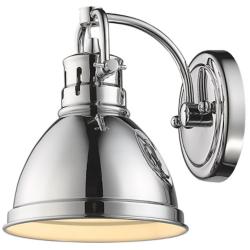 Duncan 8 1/2" High Chrome Wall Sconce