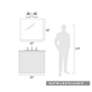 5_Duncan 8 1/2" High Matte Black White 2-Light Wall Sconce more views