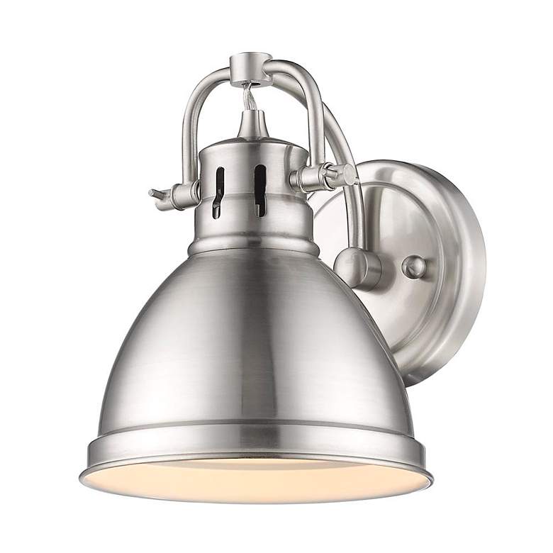 Image 2 Duncan 8 1/2" High Pewter Wall Sconce more views