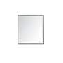 5_Duncan Black Metal 36" x 40" Vanity Wall Mirror more views