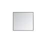 6_Duncan Black Metal 36" x 40" Vanity Wall Mirror more views
