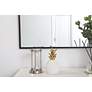 Duncan Black Metal 36" x 40" Vanity Wall Mirror in scene