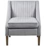 Duncan Light Gray Fabric Accent Chair