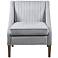 Duncan Light Gray Fabric Accent Chair