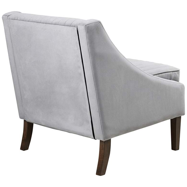 Image 7 Duncan Light Gray Fabric Accent Chair more views