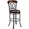 Dundee Brown Faux Leather 26" Swivel Counter Stool