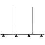 2_Dune 37" Wide Black 4-Light LED Linear Pendant