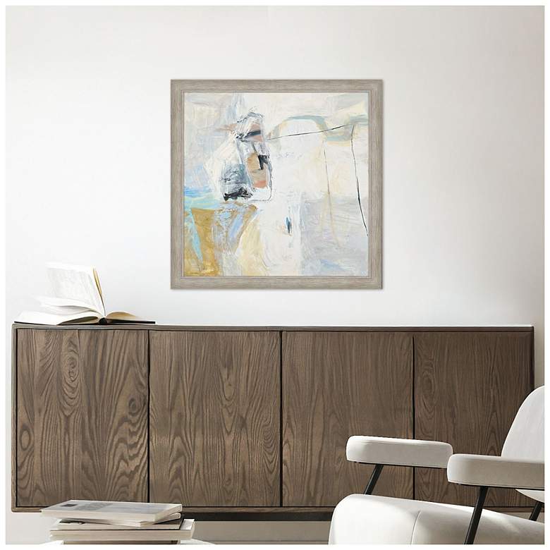 Image 4 Dune II 40"W x 40"H Contemporary Framed Art more views