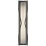Dune Large Sconce - Natural Iron Finish - Opal Glass