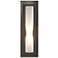 Dune Sconce - Dark Smoke Finish - Opal Glass