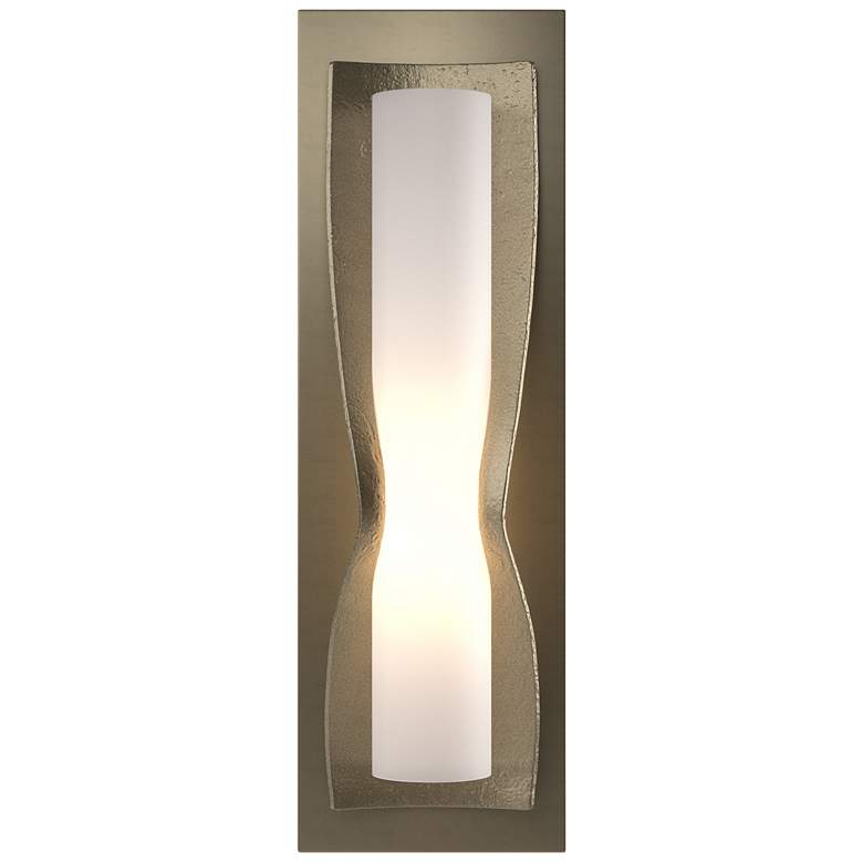 Image 1 Dune Sconce - Soft Gold Finish - Opal Glass