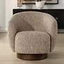3_Dunes Cocoa Swivel Chair more views