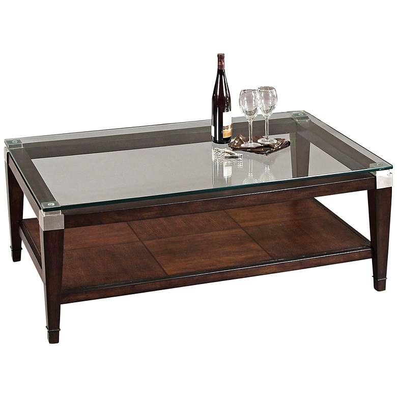 Image 1 Dunhill Walnut Rectangular Cocktail Table