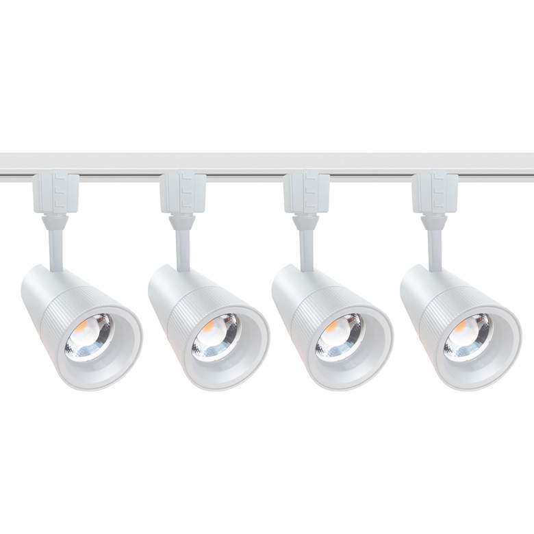 Image 1 Dunne Pro Track 4-Light White LED Floating Canopy Track Kit