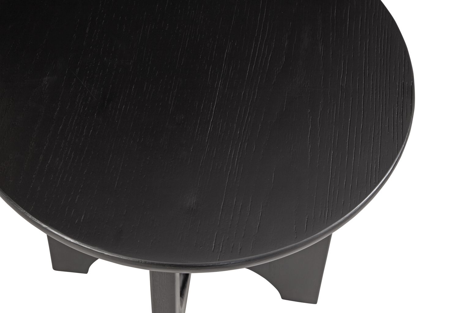 Dunnigan 22" Matte Black Round End Table