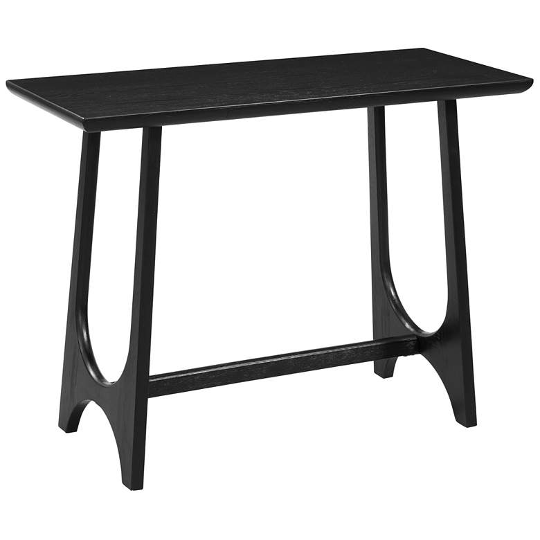 Image 1 Dunnigan 32 inch Black Wood Console Table
