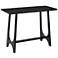 Dunnigan 32" Black Wood Console Table