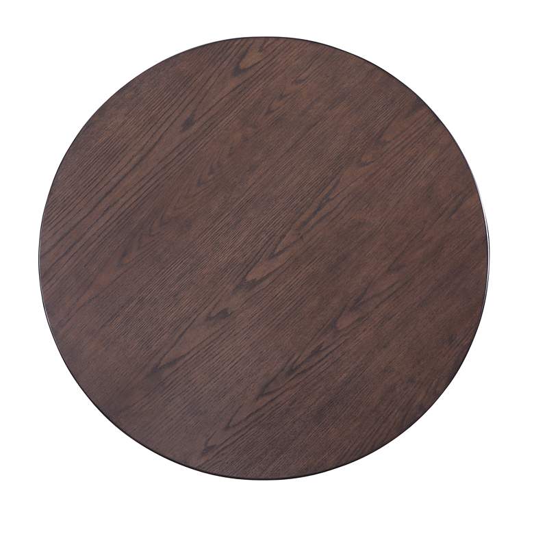 Image 3 Dunnigan 40" Wide Antique Brown Oak Cocktail Table more views