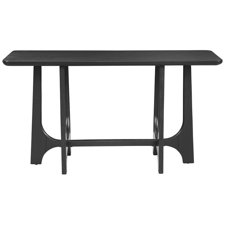 Image 1 Dunnigan 54" Long Black Console Table
