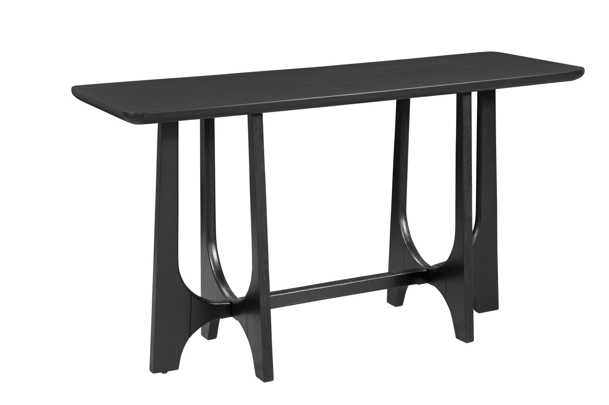 Image 2 Dunnigan 54" Long Black Console Table more views