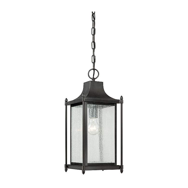 Image 1 Dunnmore 1-Light Outdoor Hanging Lantern in Black