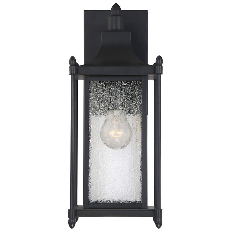 Image 1 Dunnmore 1-Light Outdoor Wall Lantern in Black