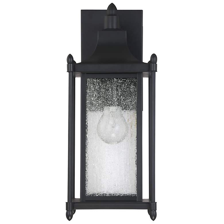 Image 2 Dunnmore 1-Light Outdoor Wall Lantern in Black more views