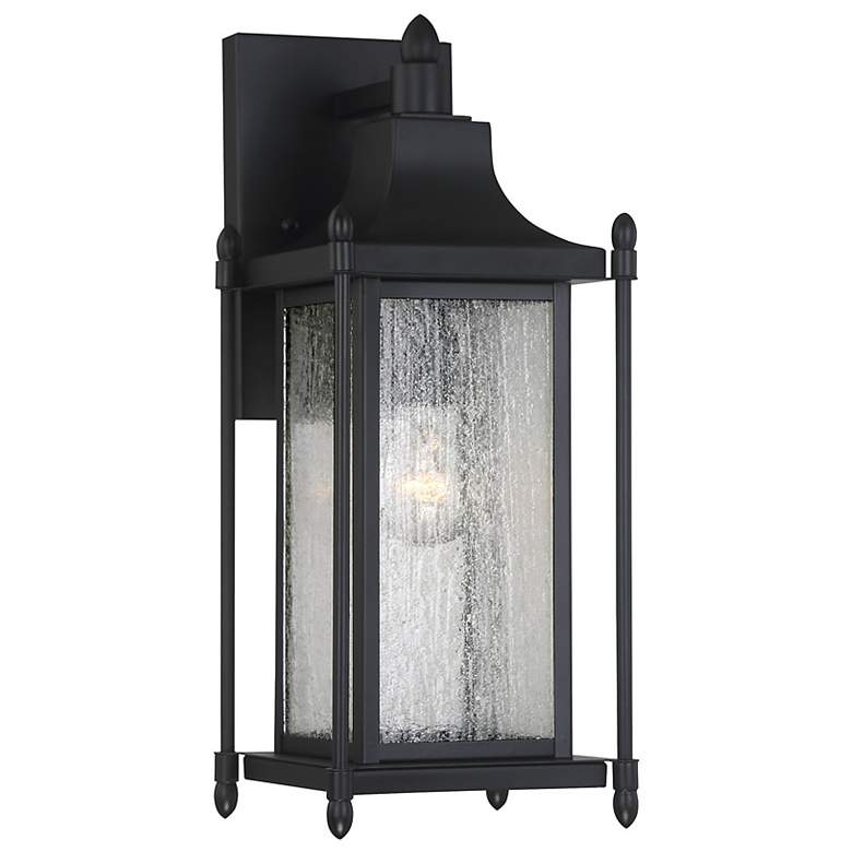 Image 3 Dunnmore 1-Light Outdoor Wall Lantern in Black more views