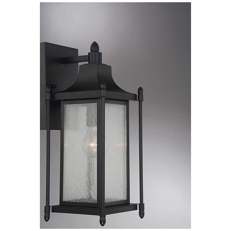 Image 6 Dunnmore 1-Light Outdoor Wall Lantern in Black more views