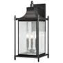 Dunnmore 3-Light Outdoor Wall Lantern in Black