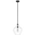 Dunshire 12" Wide Noble Bronze and Clear Glass Mini Pendant