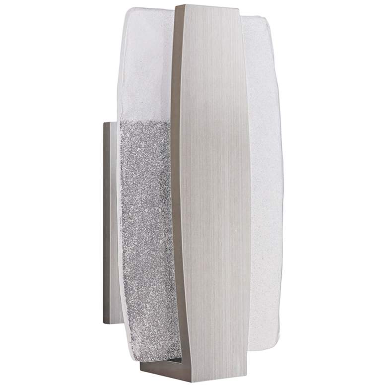 Image 1 Duo 14" High Stainless Steel LED Pocket Outdoor Wall Light