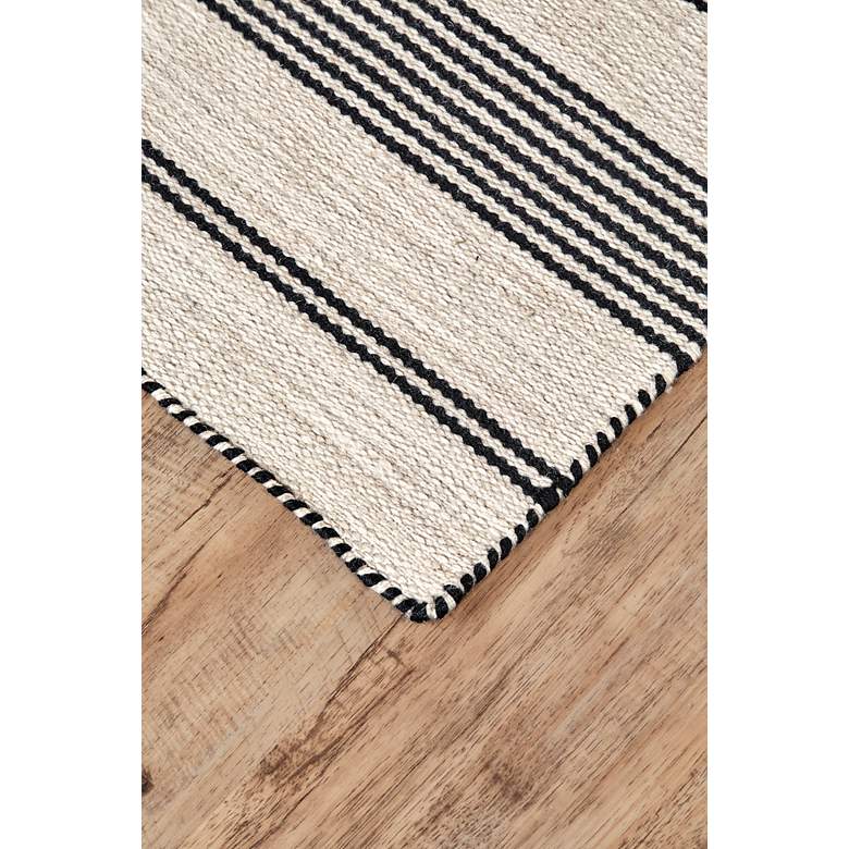 Image 3 Duprine 7220560 5&#39;x8&#39; Black and White Outdoor Area Rug more views