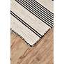 Duprine 7220560 5&#39;x8&#39; Black and White Outdoor Area Rug