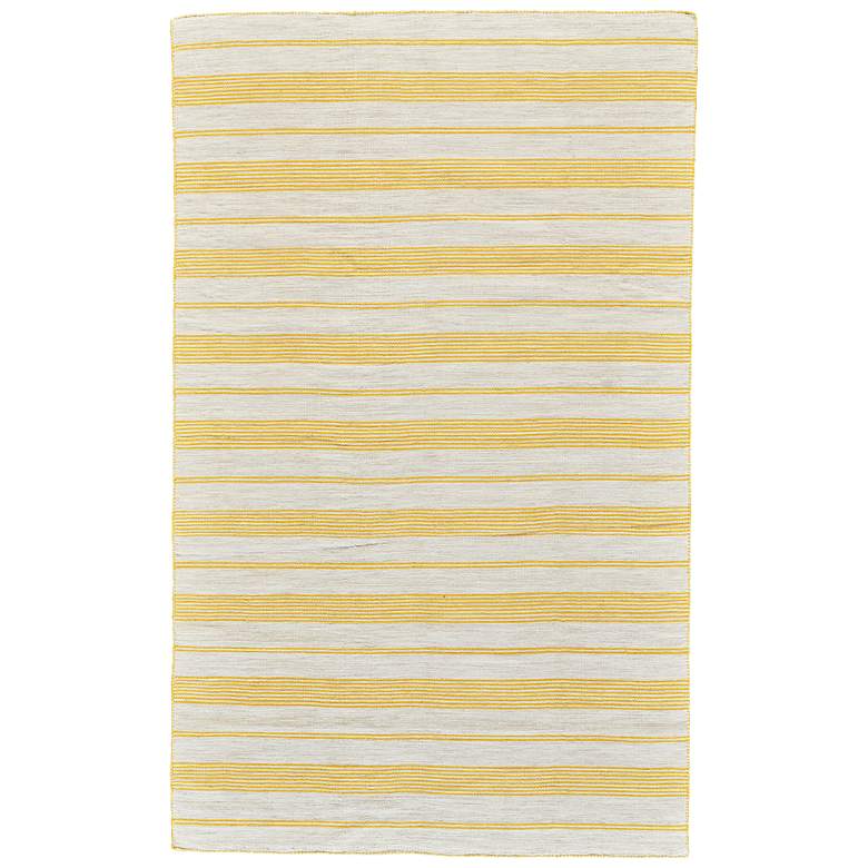 Image 1 Duprine 7220560 5&#39;x8&#39; Sun Yellow and Ivory Outdoor Area Rug